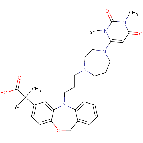 Chemical structure of BindingDB Monomer ID 50343574