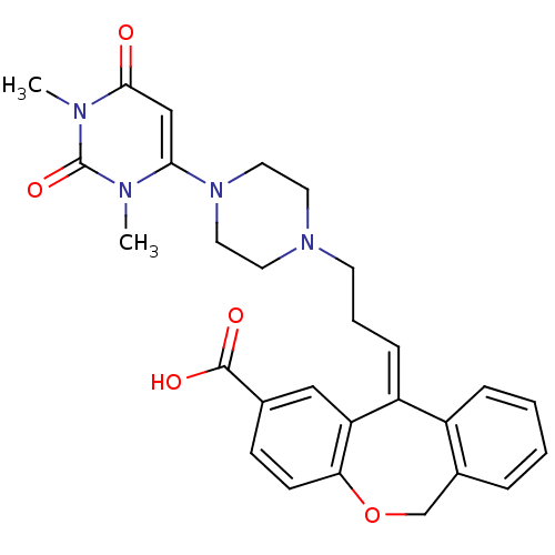 Chemical structure of BindingDB Monomer ID 50343584