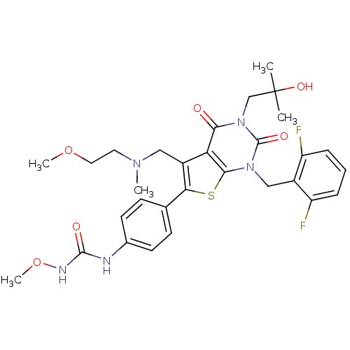 Chemical structure of BindingDB Monomer ID 50347998