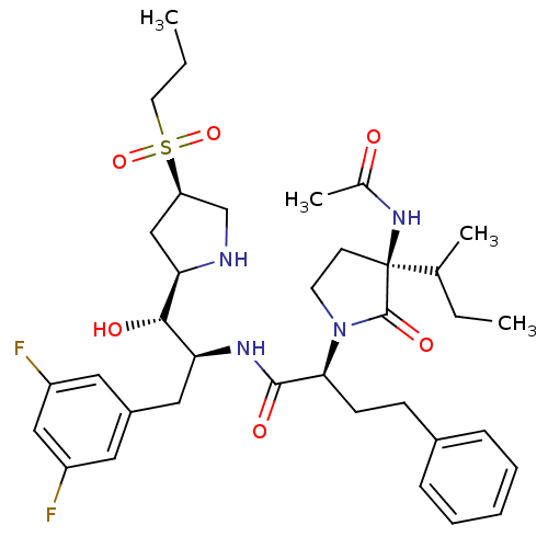 Chemical structure of BindingDB Monomer ID 50357491