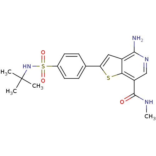 Chemical structure of BindingDB Monomer ID 50361821