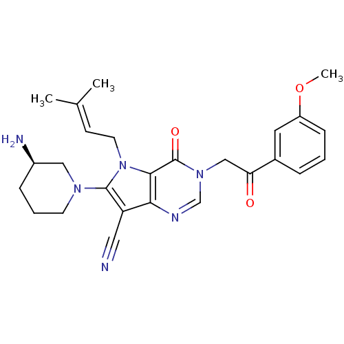 Chemical structure of BindingDB Monomer ID 50364159