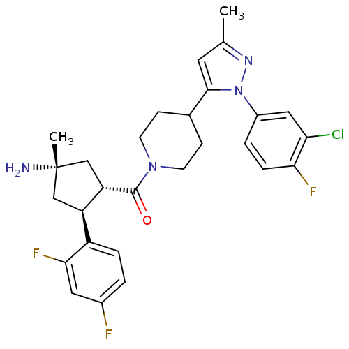 Chemical structure of BindingDB Monomer ID 50383422