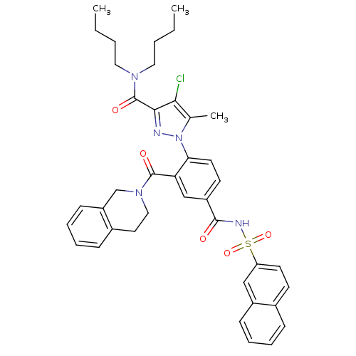 Chemical structure of BindingDB Monomer ID 50384344