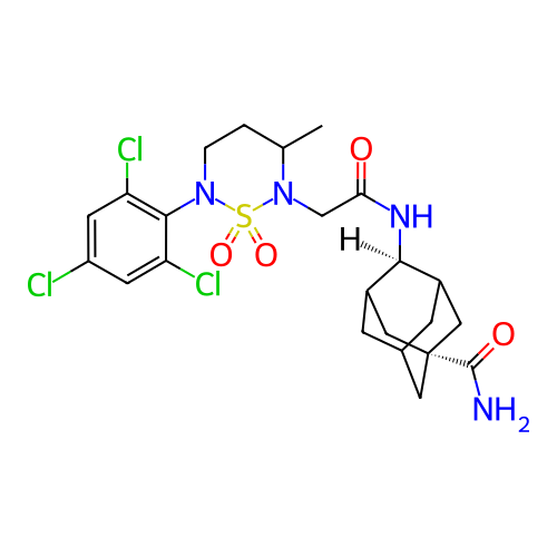 Chemical structure of BindingDB Monomer ID 50384521