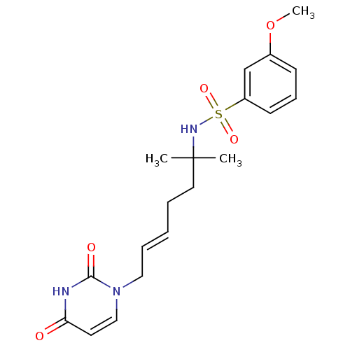 Chemical structure of BindingDB Monomer ID 50391349
