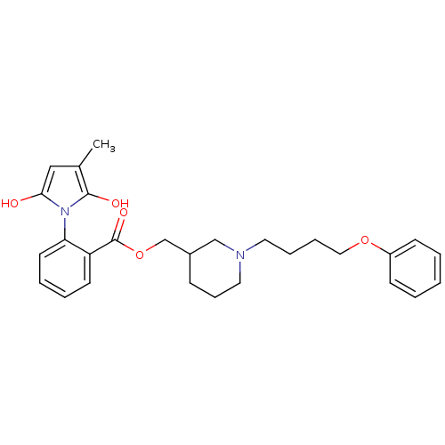Chemical structure of BindingDB Monomer ID 50419792