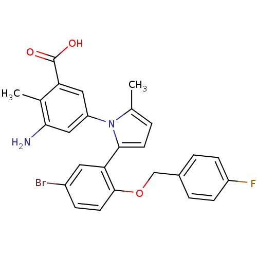 Chemical structure of BindingDB Monomer ID 50422986