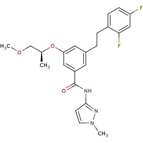 Chemical structure of BindingDB Monomer ID 50424367