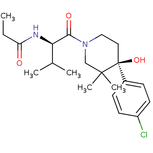 Chemical structure of BindingDB Monomer ID 50436281