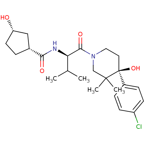 Chemical structure of BindingDB Monomer ID 50436283