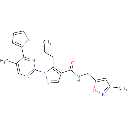Chemical structure of BindingDB Monomer ID 50437422