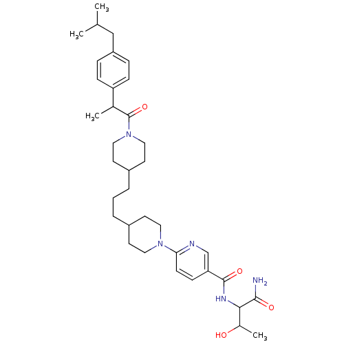 Chemical structure of BindingDB Monomer ID 50439706
