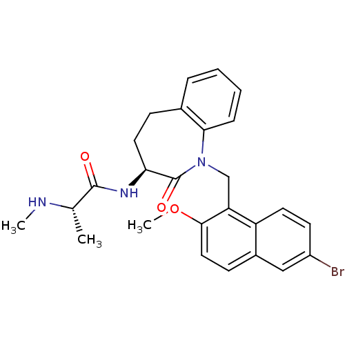 Chemical structure of BindingDB Monomer ID 50441347