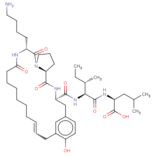 Chemical structure of BindingDB Monomer ID 50458819