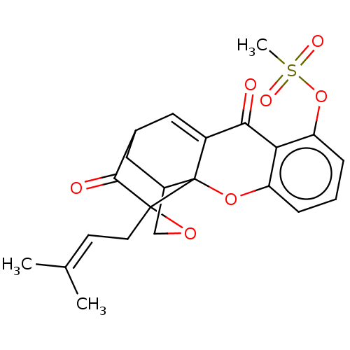 Chemical structure of BindingDB Monomer ID 50534791