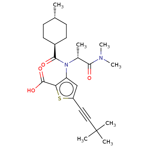Chemical structure of BindingDB Monomer ID 50536245