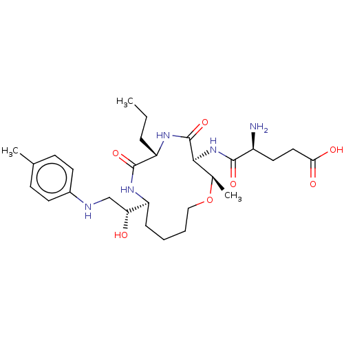 Chemical structure of BindingDB Monomer ID 50586834