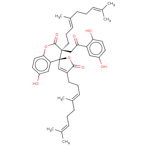 Chemical structure of BindingDB Monomer ID 50591621