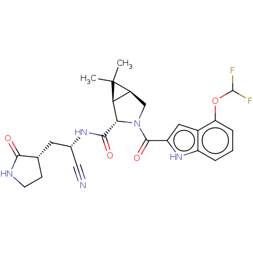 Chemical structure of BindingDB Monomer ID 50601382