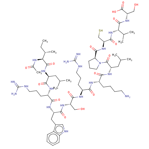 Chemical structure of BindingDB Monomer ID 50634334