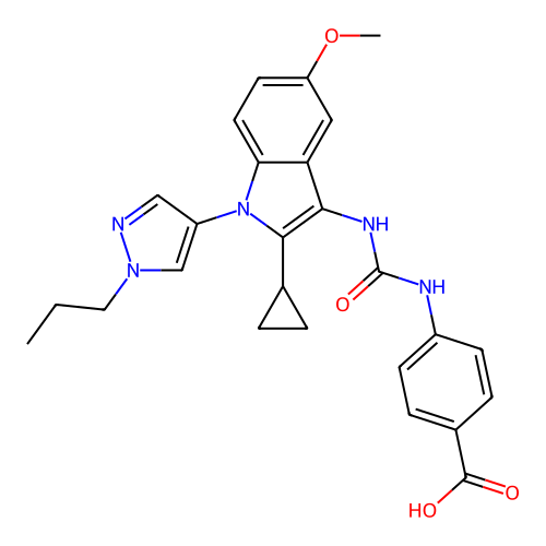 Chemical structure of BindingDB Monomer ID 50661765