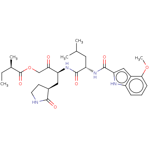 Chemical structure of BindingDB Monomer ID 510014