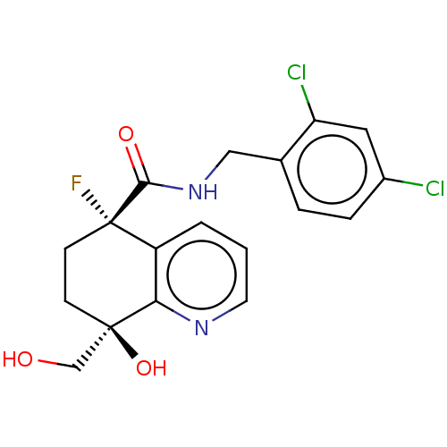 Chemical structure of BindingDB Monomer ID 510444