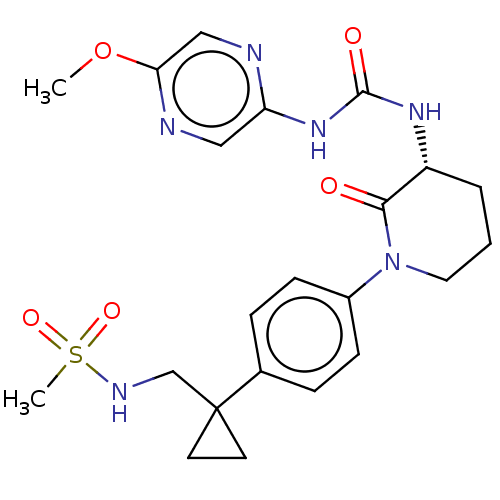 Chemical structure of BindingDB Monomer ID 517761