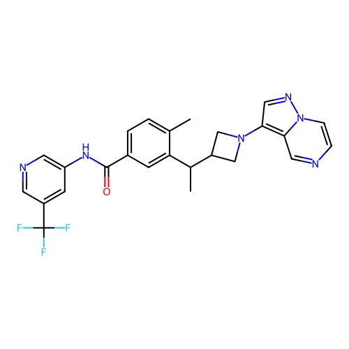 Chemical structure of BindingDB Monomer ID 536025
