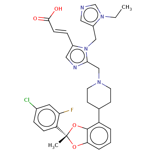 Chemical structure of BindingDB Monomer ID 537035