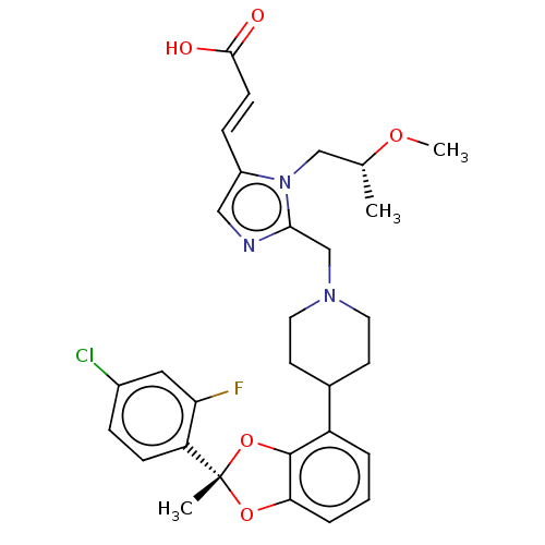 Chemical structure of BindingDB Monomer ID 537095