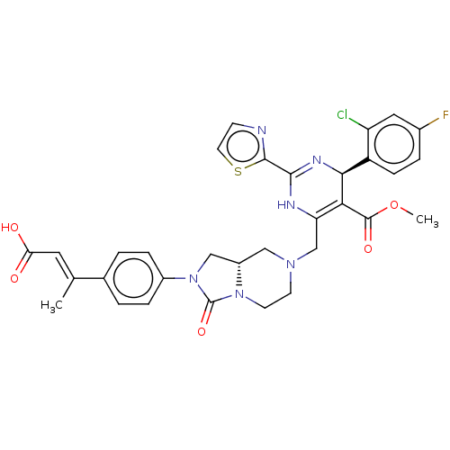 Chemical structure of BindingDB Monomer ID 540726