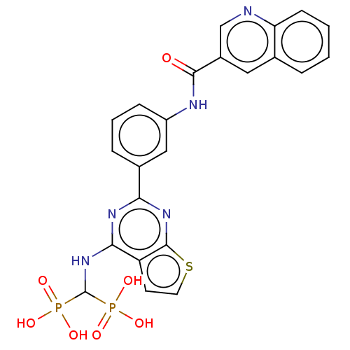 Chemical structure of BindingDB Monomer ID 544001