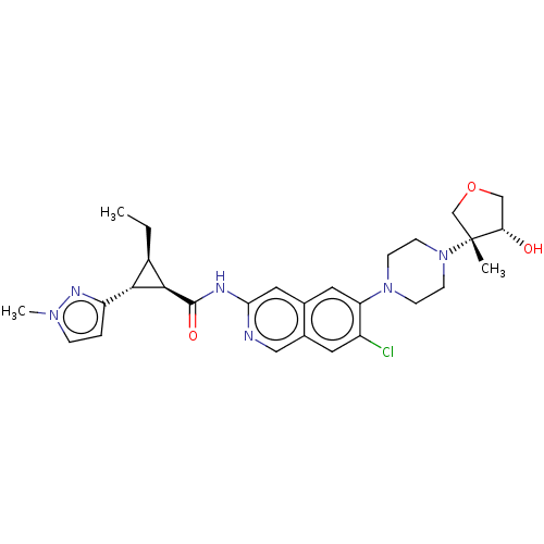 Chemical structure of BindingDB Monomer ID 548556