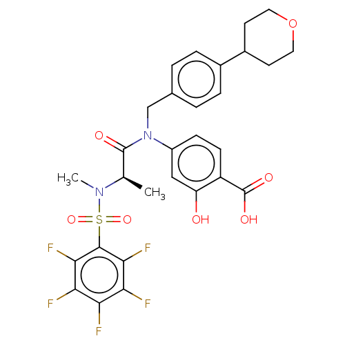 Chemical structure of BindingDB Monomer ID 549126