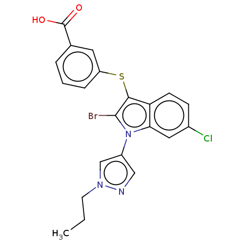 Chemical structure of BindingDB Monomer ID 555275
