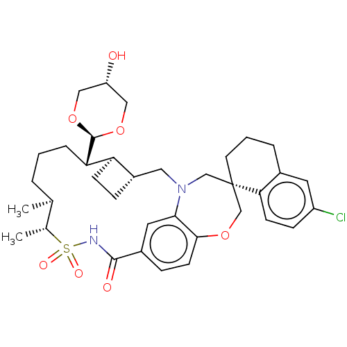 Chemical structure of BindingDB Monomer ID 557715
