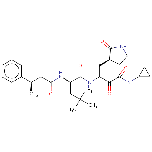 Chemical structure of BindingDB Monomer ID 559814