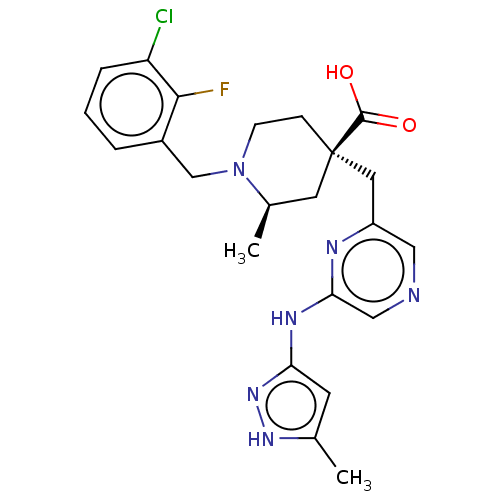 Chemical structure of BindingDB Monomer ID 560646