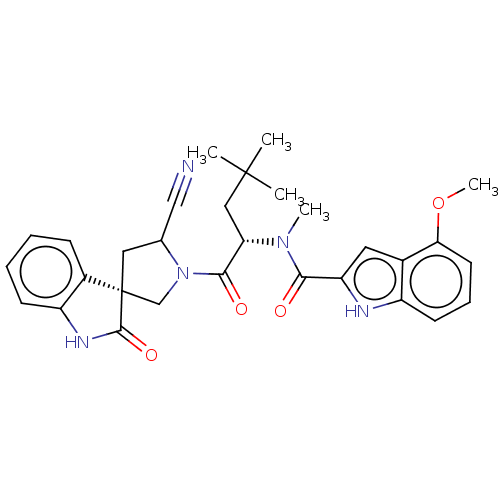Chemical structure of BindingDB Monomer ID 560772