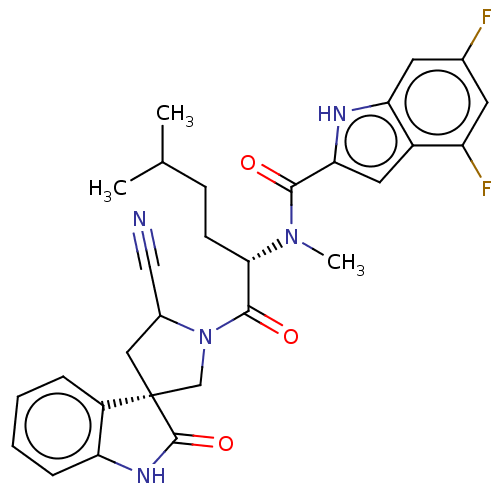 Chemical structure of BindingDB Monomer ID 560791