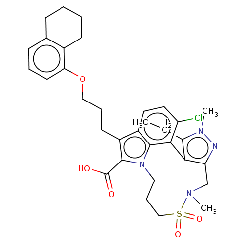 Chemical structure of BindingDB Monomer ID 562350