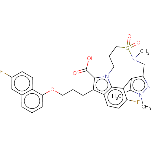 Chemical structure of BindingDB Monomer ID 562352