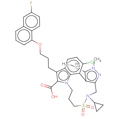 Chemical structure of BindingDB Monomer ID 562383