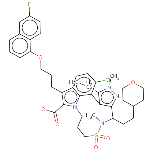 Chemical structure of BindingDB Monomer ID 562389