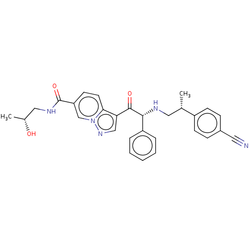 Chemical structure of BindingDB Monomer ID 564118
