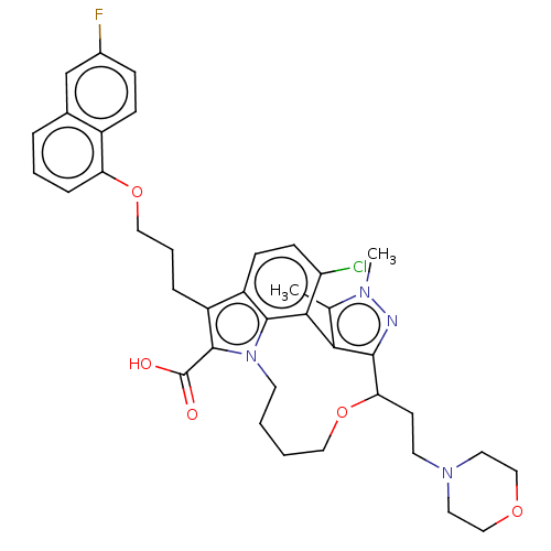 Chemical structure of BindingDB Monomer ID 571452
