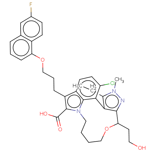 Chemical structure of BindingDB Monomer ID 571482