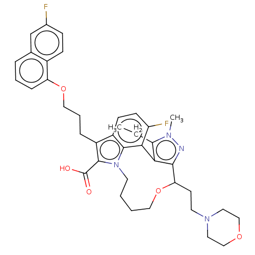 Chemical structure of BindingDB Monomer ID 571486
